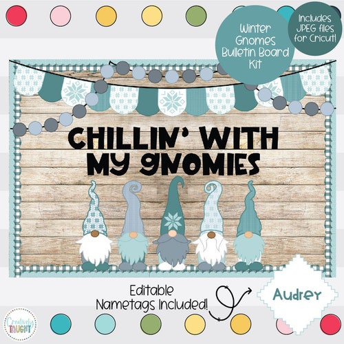 Winter Bulletin Board Kit January Bulletin Board Etsy