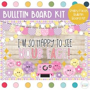 Smileys Back To School Bulletin Board Kit - Digital Health Bulletin Board Kit