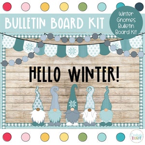 Winter Gnomes - January Bulletin Board Kit