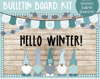 Winter Gnomes - January Bulletin Board Kit