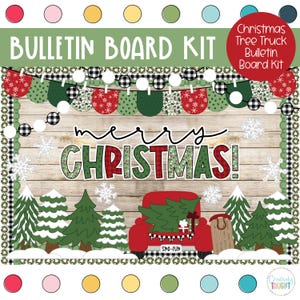 Christmas Tree Truck- Christmas Bulletin Board Kit