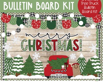 Christmas Tree Truck- Christmas Bulletin Board Kit
