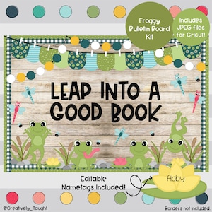 Froggy- Fuly Rely on God Christian Bulletin Board