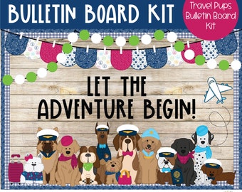 Travel Pups - Puppy Bulletin Board Kit