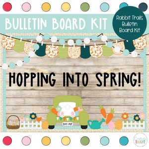 Rabbit Trails - Spring - Easter Bulletin Board Kit