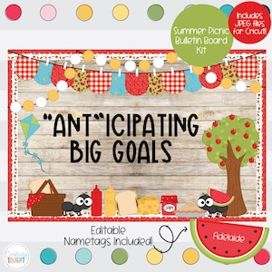 Summer Picnic - Christian - June and July Bulletin Board Kit