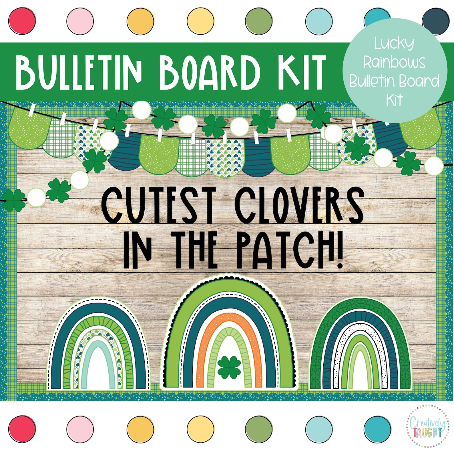 Cutest Clovers in the Patch- St. Patrick’s Day Bulletin Board Kit - Etsy