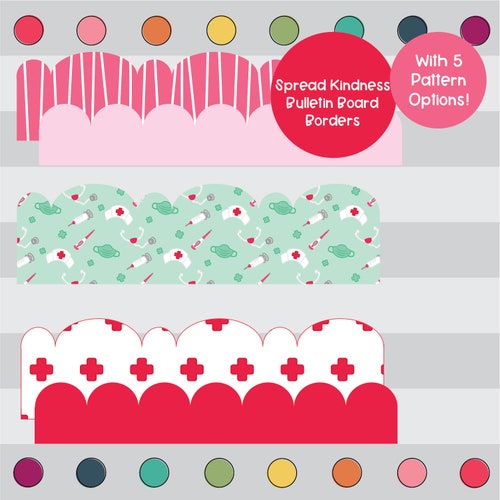 Spread Kindness Not Germs Gnome Bulletin Board Borders Etsy