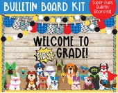 Superhero Pups Bulletin Board Kit: Classroom Decor (Digital Download)