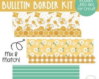 Bumbling Bees - Summer - Back to School - Bulletin Board Borders