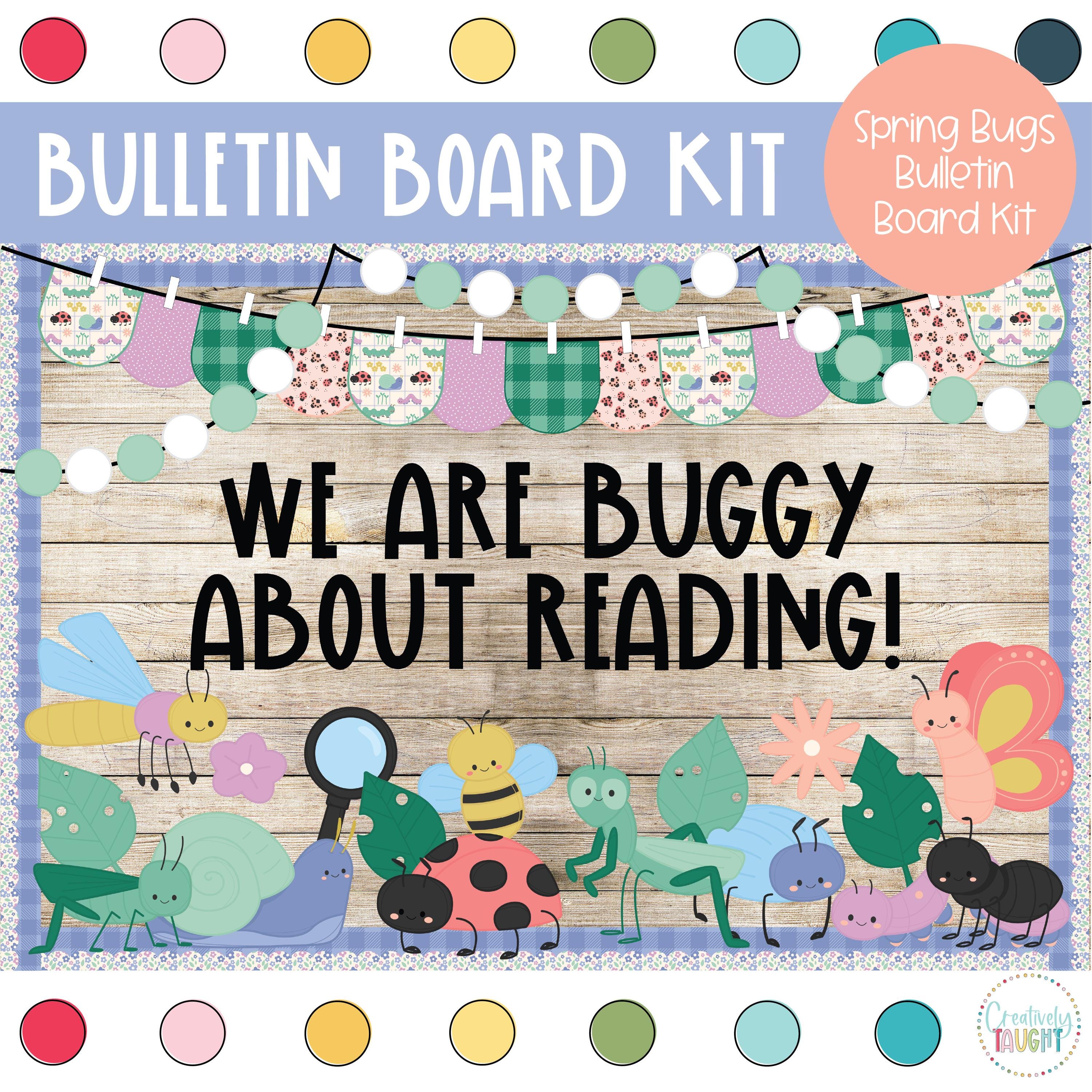 Spring Bugs Classroom Bulletin Board Kit (digital Download) - Etsy