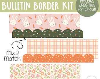 Boho Easter - Easter- Bulletin Board Borders