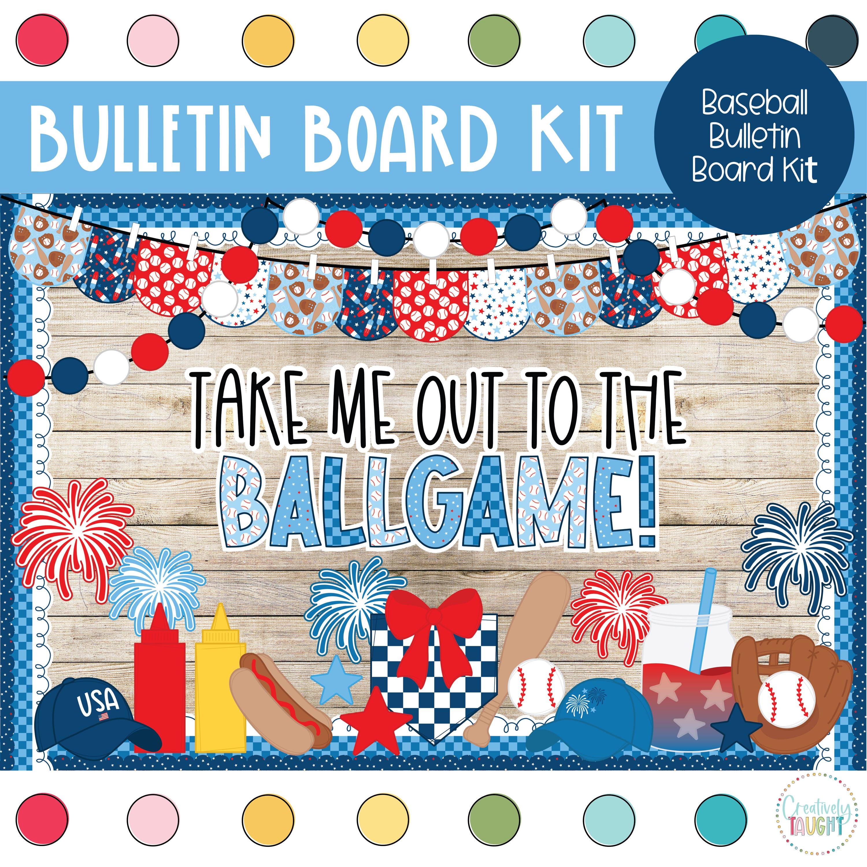 Baseball Border For Bulletin Board