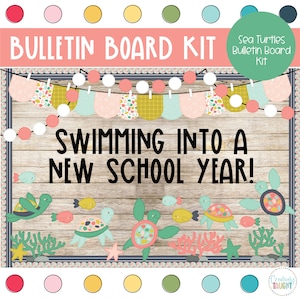 Sea Turtles - Ocean - Under the Sea - Back to School Bulletin Board