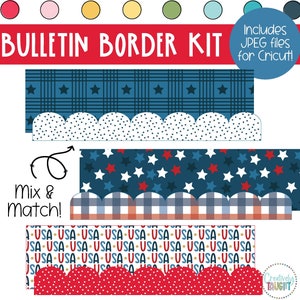 USA - Patriotic - May & July Board Borders