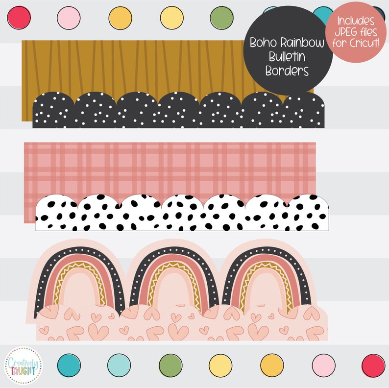 Boho Kindness Bulletin Board Borders Etsy UK