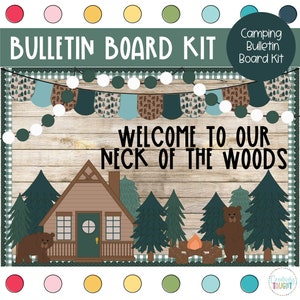 Happy Campers - Library  Bulletin Board Kit
