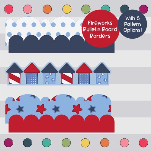 Circus Bulletin Board Borders Etsy