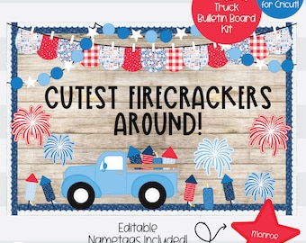 Fireworks- July 4th- Patriotic Bulletin Board- Summer Bulletin Board Kit