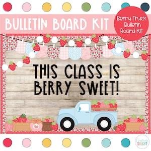 Berry Sweet Truck - Strawberry - Summer Bulletin Board Kit