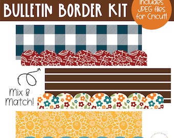 Pumpkin Patch Fall Bulletin Board Borders