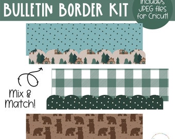 Camping - Library - Bulletin Board Borders