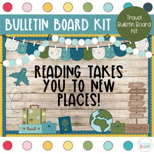 World Travel - Geographie - Reise Klassenzimmer Thema Bulletin Board Kit