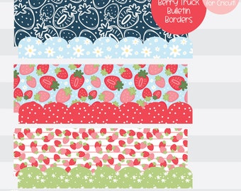 Strawberry Truck - Strawberry - Summer Bulletin Board Borders