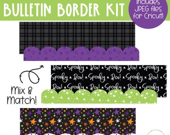 Witchy - Halloween - Fall Bulletin Board Borders