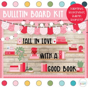 Valentines Bücherregale - Bibliothek Bulletin Board Kit