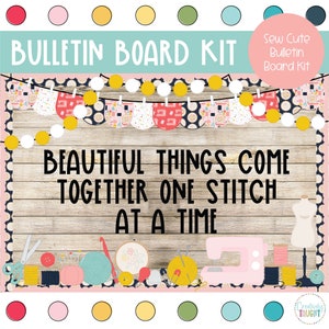 Sew Much Fun - Home Economics Bulletin Board Kit