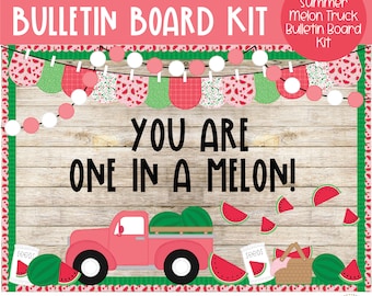 One in a Melon - Summer Truck Bulletin Board Kit