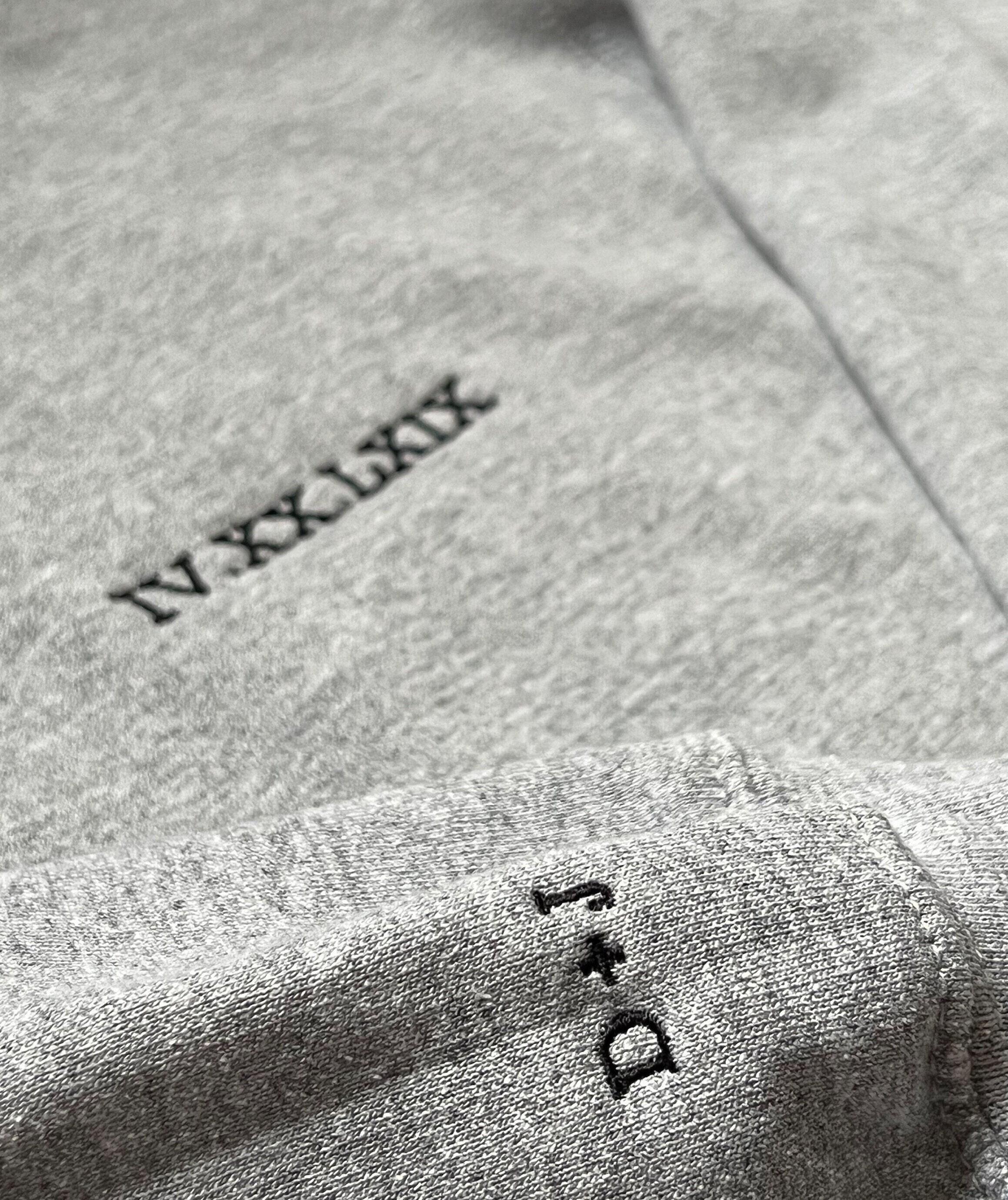 Custom Roman Numeral Embroidered Sweatshirt Initial Sleeve - Etsy
