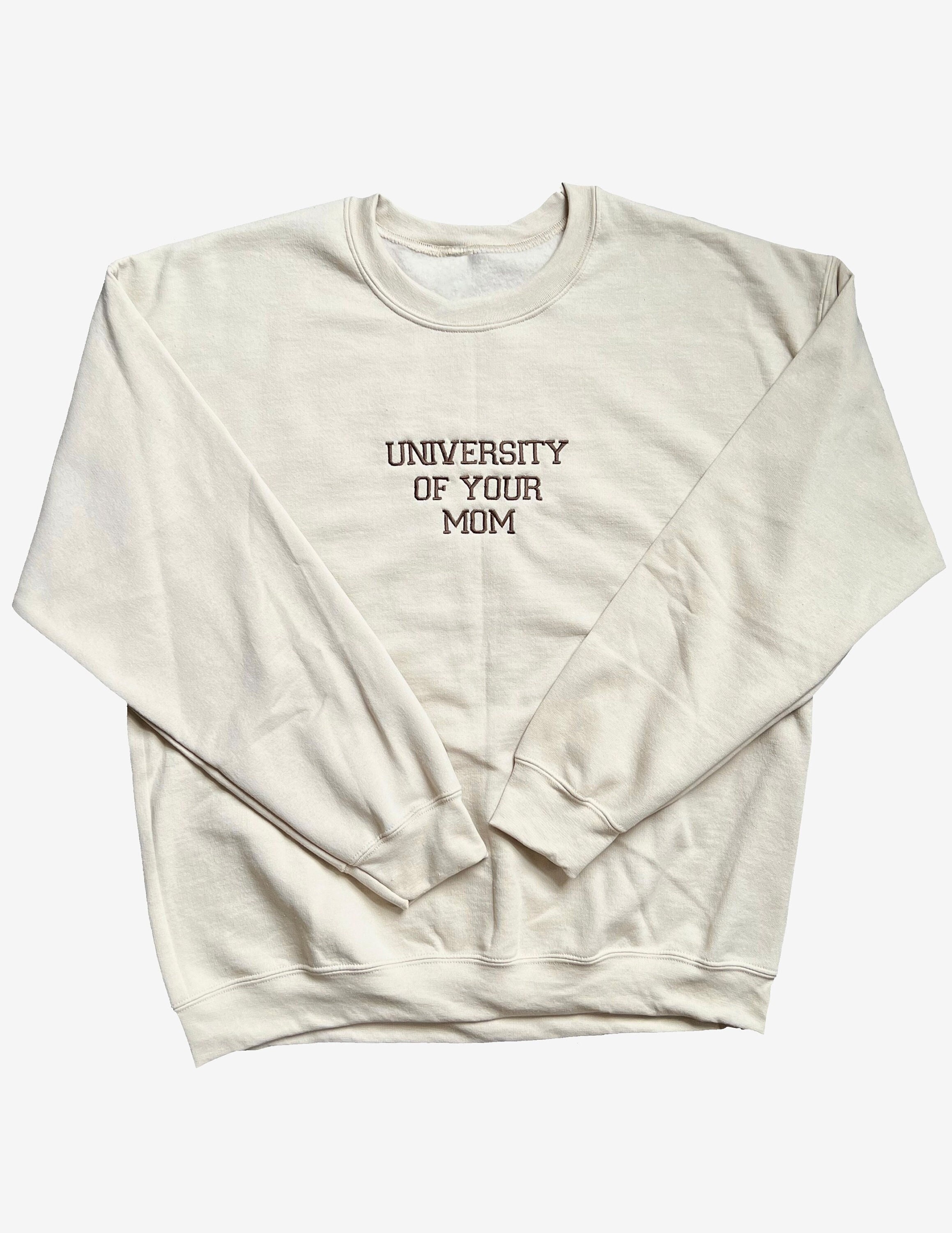 mom embroidered sweatshirt