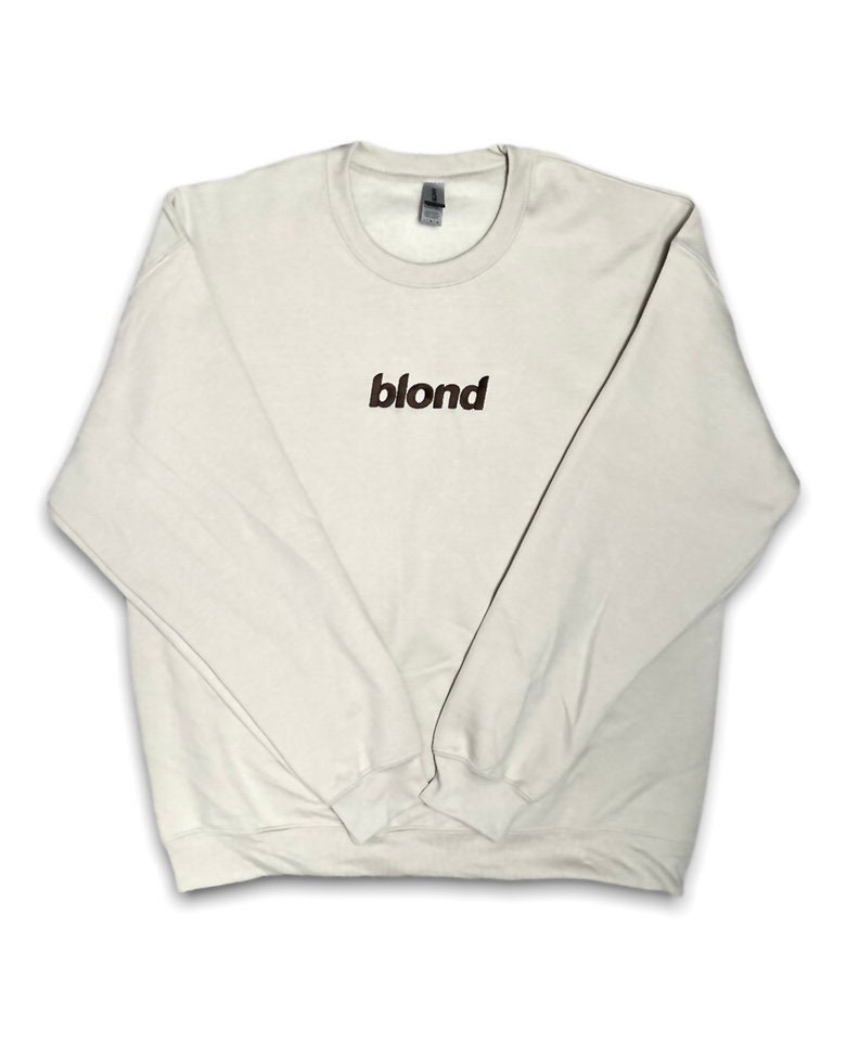 Blonde top crew neck
