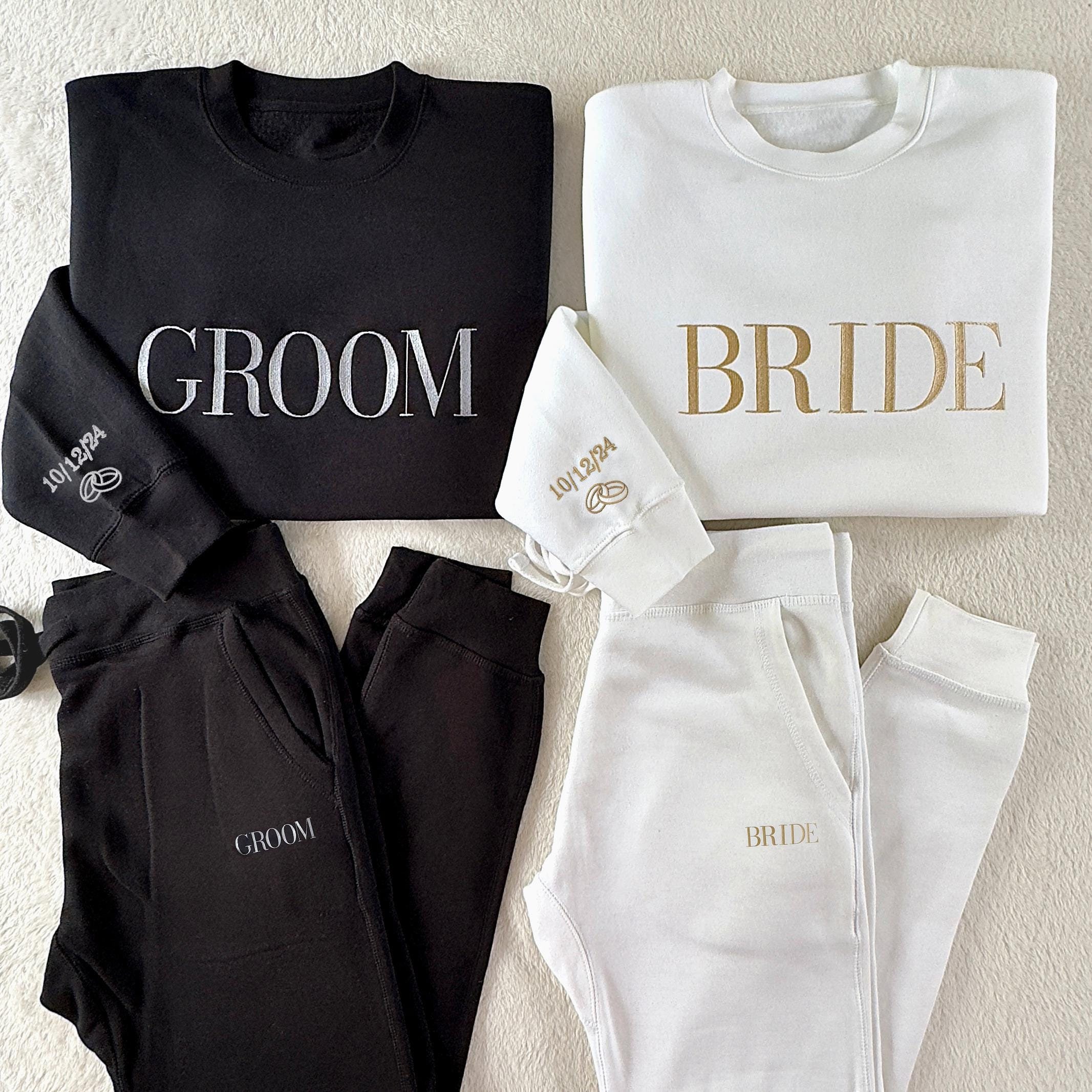 Nike Bride and Groom Sweatsuits