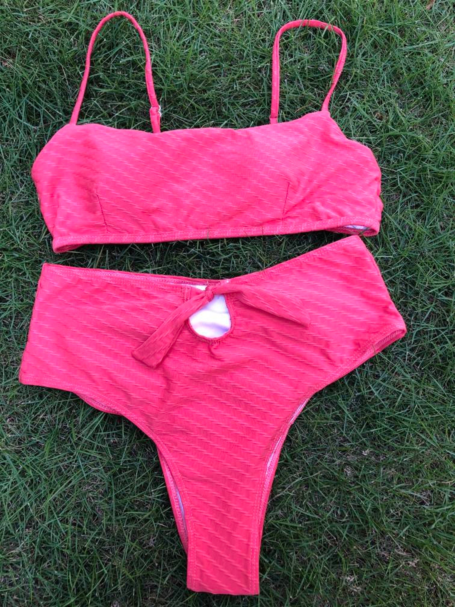 Stretchable jacquard fabric works for swimwear & bikini price Etsy