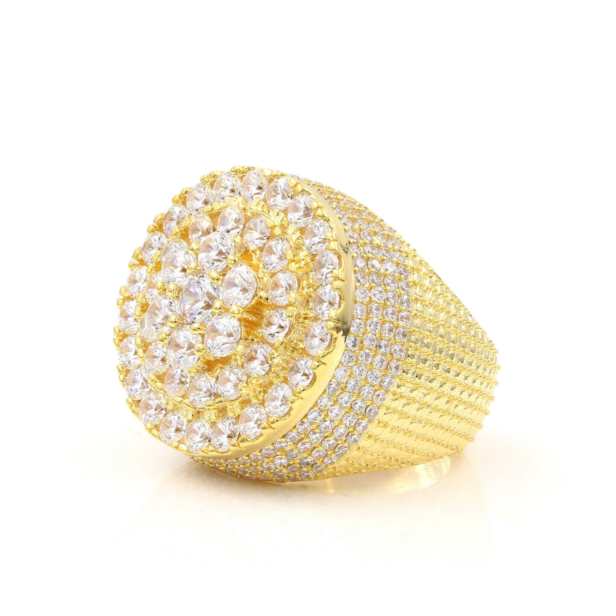 18K Gold/White Gold Plated solid 925 Sterling Silver 5A CZ Etsy