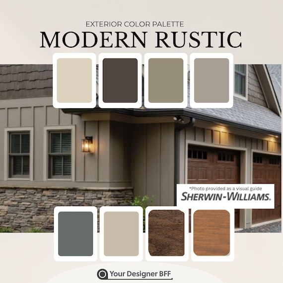 Country Rustic Exterior Paint Colors