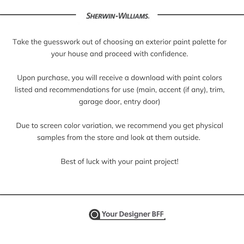 Sherwin Williams Exterior Paint Scheme Consultation Expertly Crafted