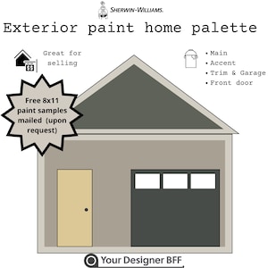 Bright accent yellow front door Exterior Paint Scheme - Sherwin Williams Exterior Paint Scheme