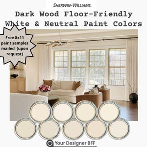 Dark Wood Floor-Friendly White & Neutral Paint Colors –  Sherwin-Williams Colors for Interior Design