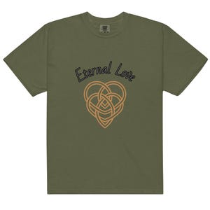 T-shirt Celtic Knot Design Shirt Irish Symbol Graphic Tee Unisex Casual Top St. Patrick’s Day Gift