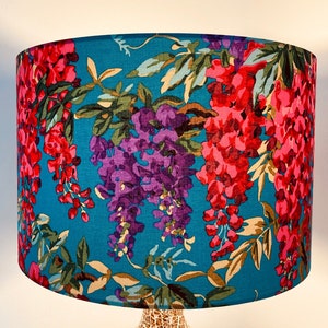Teal and pink lamp shade new arrivals