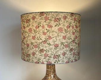 William Morris Jasmine Lampshade in Blush Pink Colour Fabric for Table or Ceiling Lamp