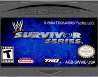 WWE Survivor Series Gameboy Advance Cartridge