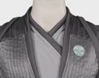 Tomas Vrbada /Smoke Grey Männlicher Kämpfer Rollenspiel Jumpsuit (Ohne Hosen) Größe Meduim