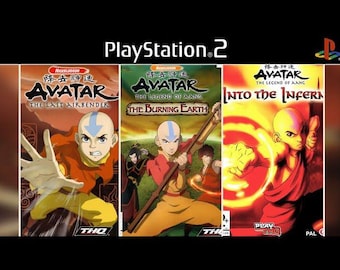 Avatar The Last Airbender PlayStation 2 Trilogy