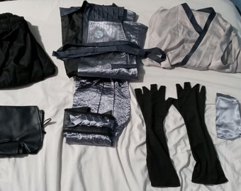 Mortal Kombat Smoke Cosplay Costume (Size Large)