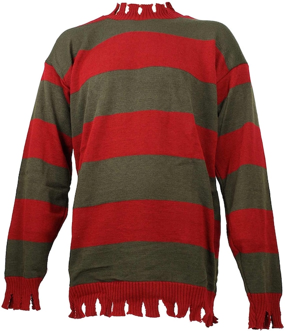 Freddy Krueger Sweater Animated Chest Of Souls Cougar Wool Pullover ...